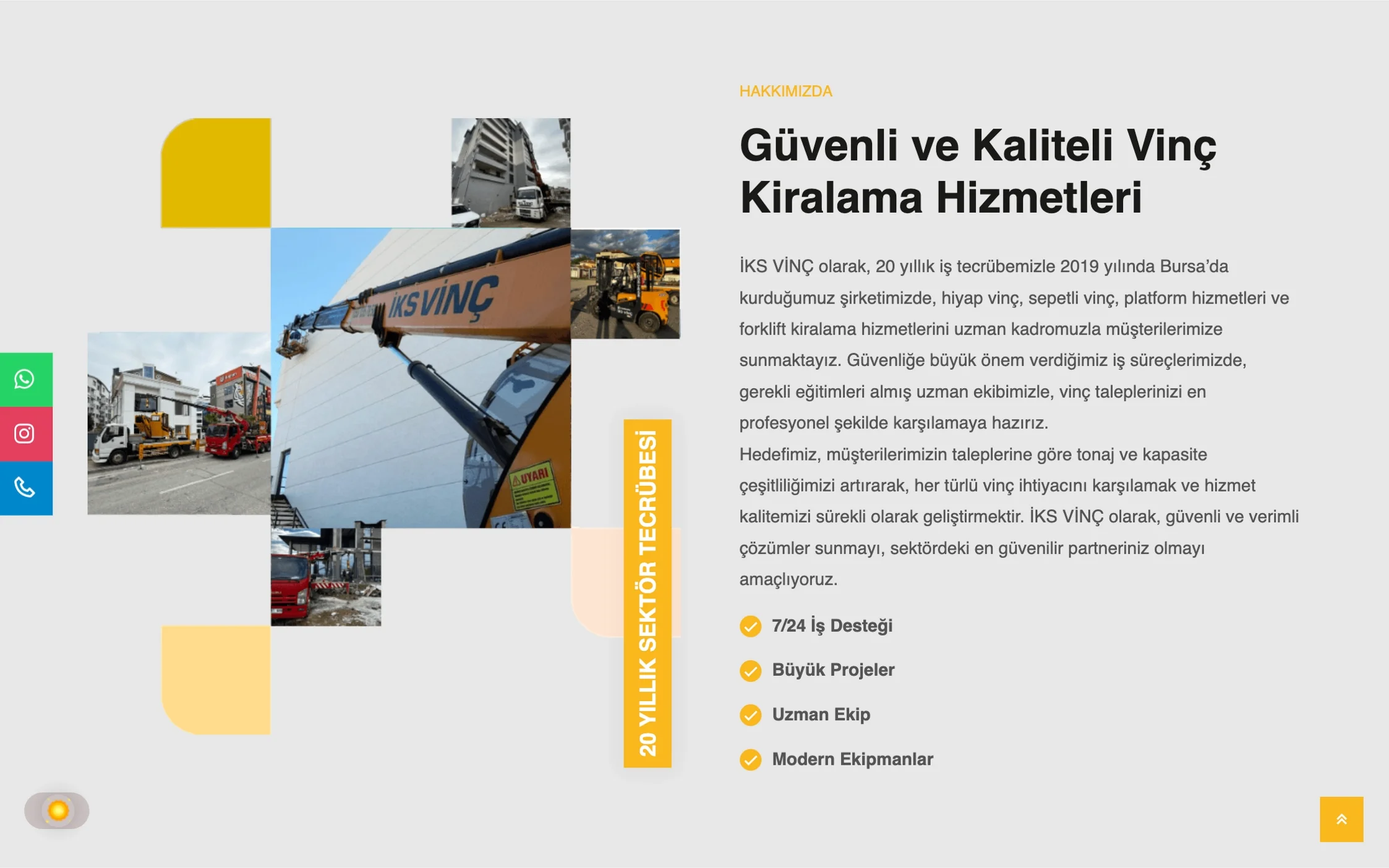 İKS Vinç Hizmetleri ekran görüntüsü 1